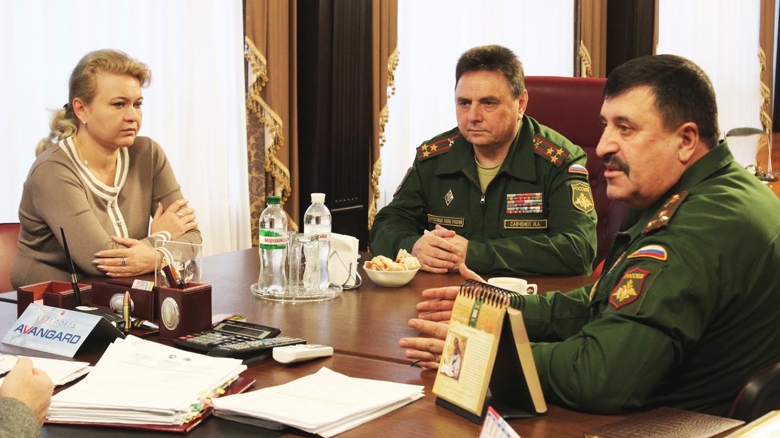Керчь с визитом посетил Военный комиссар Республики Крым