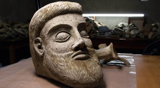 Голова древней скульптуры: уникальная археологическая находка на строительстве Крымского моста