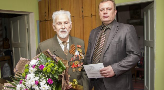 95-летний юбилей отметил ветеран ВОВ Тюгаев Николай Емельянович