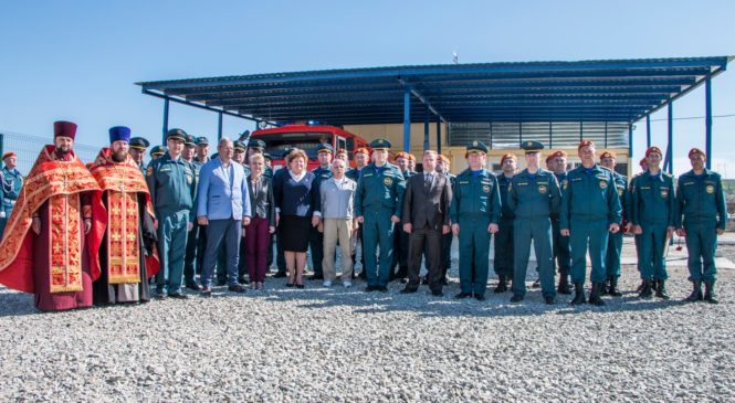 Николай ГУСАКОВ поздравил спасателей с 370‐летием пожарной охраны на открытии охранного поста Крымского моста